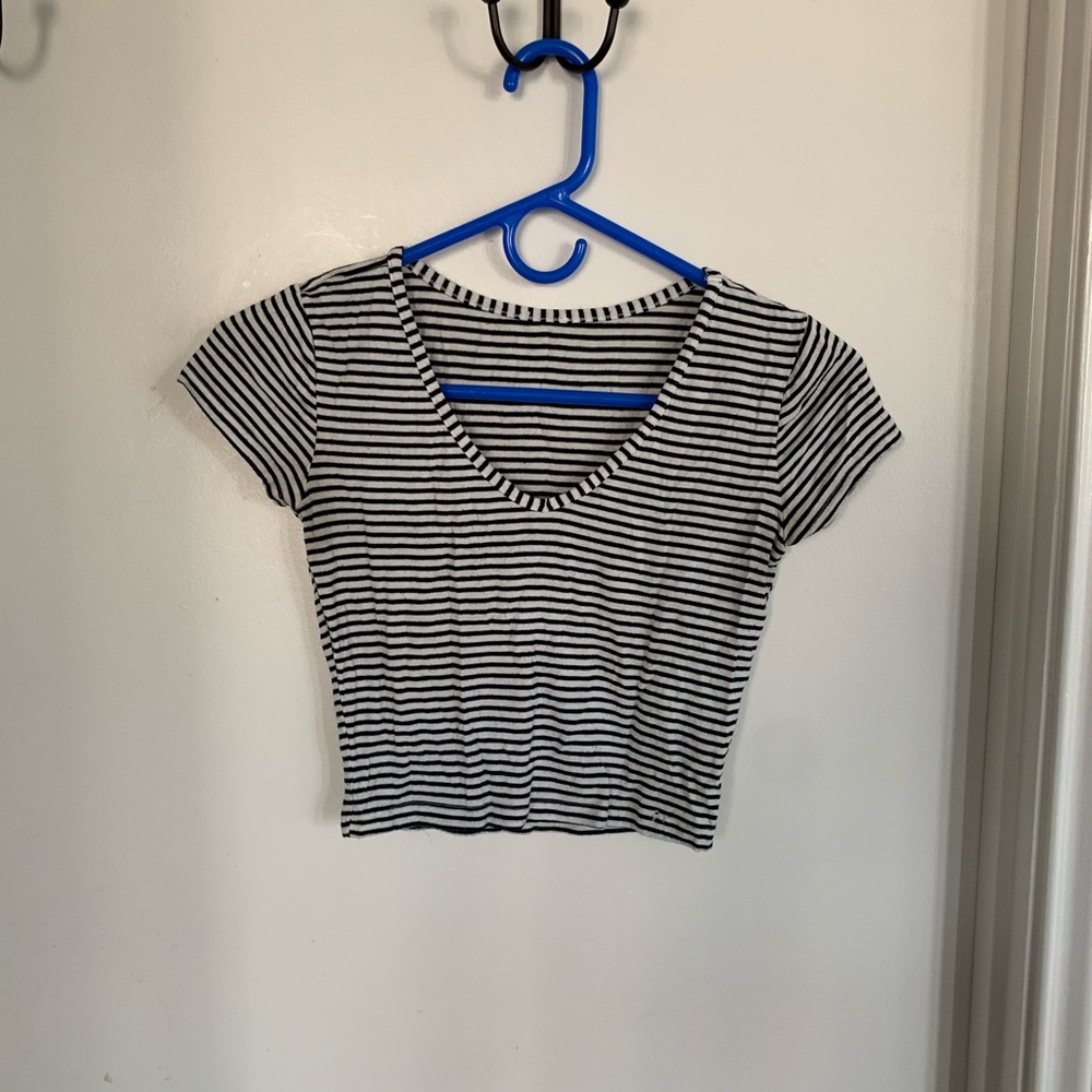 Pacsun Striped Crop Top